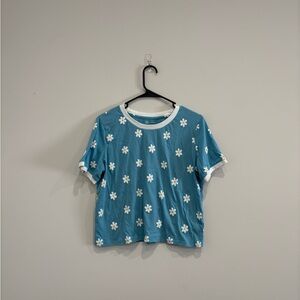 No Boundaries Floral Short Sleeve T-Shirt